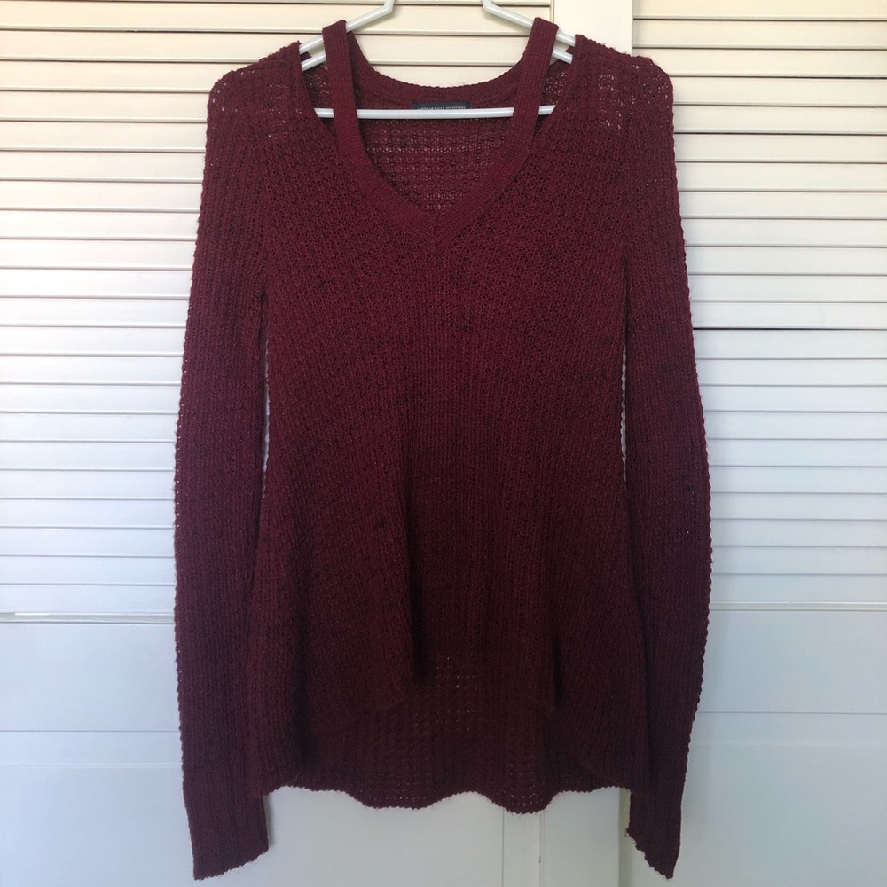 American Eagle Maroon Sweater
